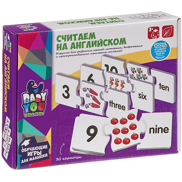 

Пазл Bondibon "Считаем на английском" Baby you