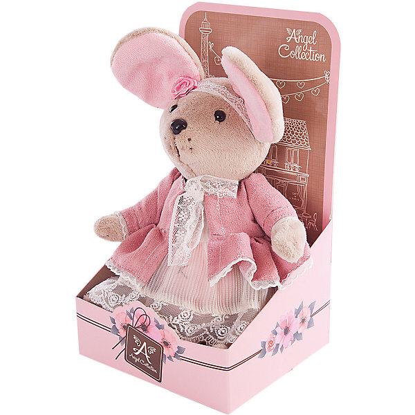 фото Мягкая игрушка Angel Collection Мышка шарнирная "Розочка", 25 см