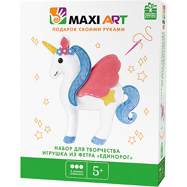 

Набор для творчества Maxi Art "Игрушка из фетра" Единорог