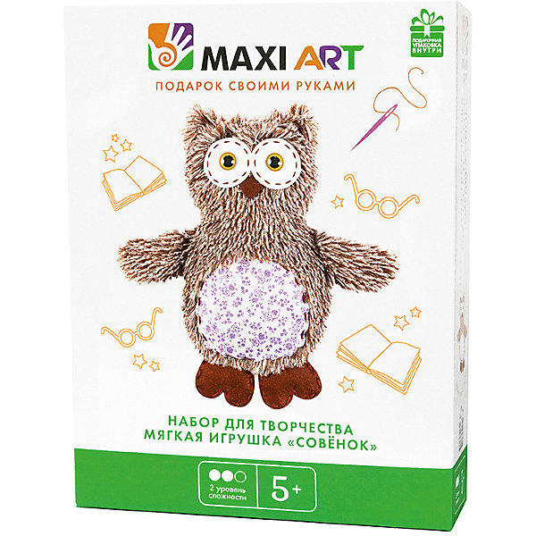 

Набор для творчества Maxi Art "Мягкая игрушка" Совёнок