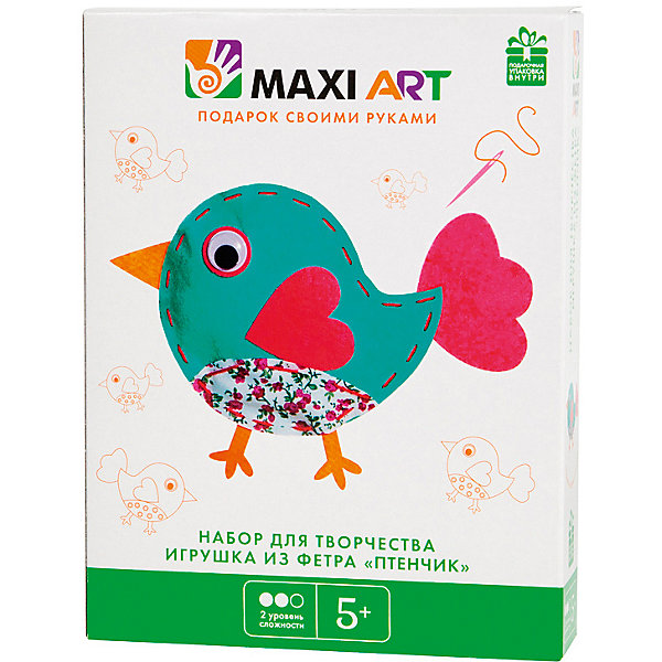 

Набор для творчества Maxi Art "Игрушка из фетра" Птенчик