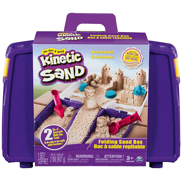 фото Набор для лепки kinetic sand с песочницей Spin master