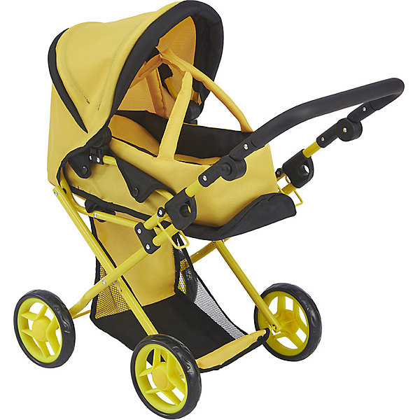 

Коляска-трансформер 2-в-1 для кукол Buggy Boom Infinia, жёлтая