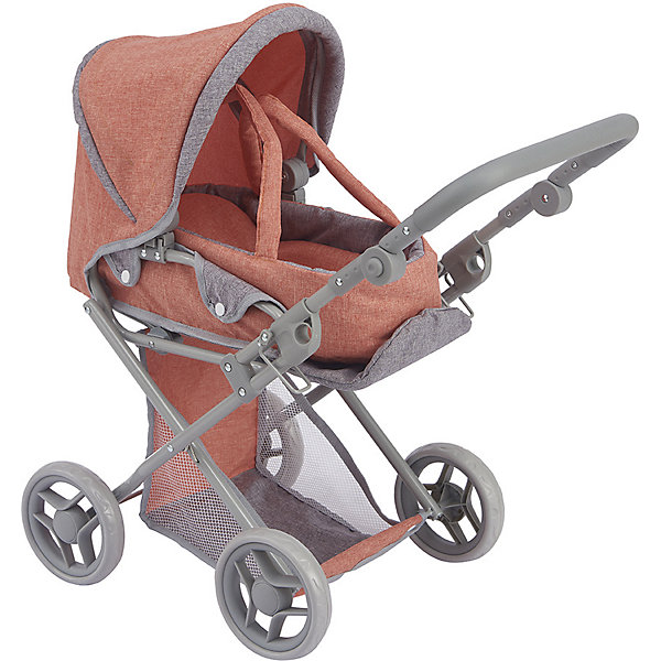 

Коляска-трансформер 2-в-1 для кукол Buggy Boom Infinia, оранжевая