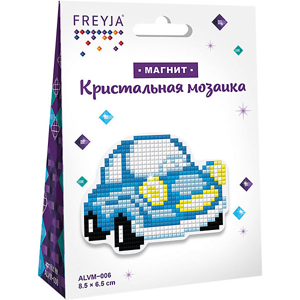 

Кристальная мозаика-магнит Фрея, Машинка