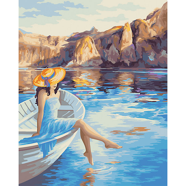 

Набор для раскрашивания по номерам (на холсте) Фрея "Лазурный берег", 50 х 40 см