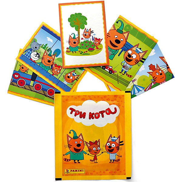 

Наклейки Panini Три кота, 5 шт, Разноцветный
