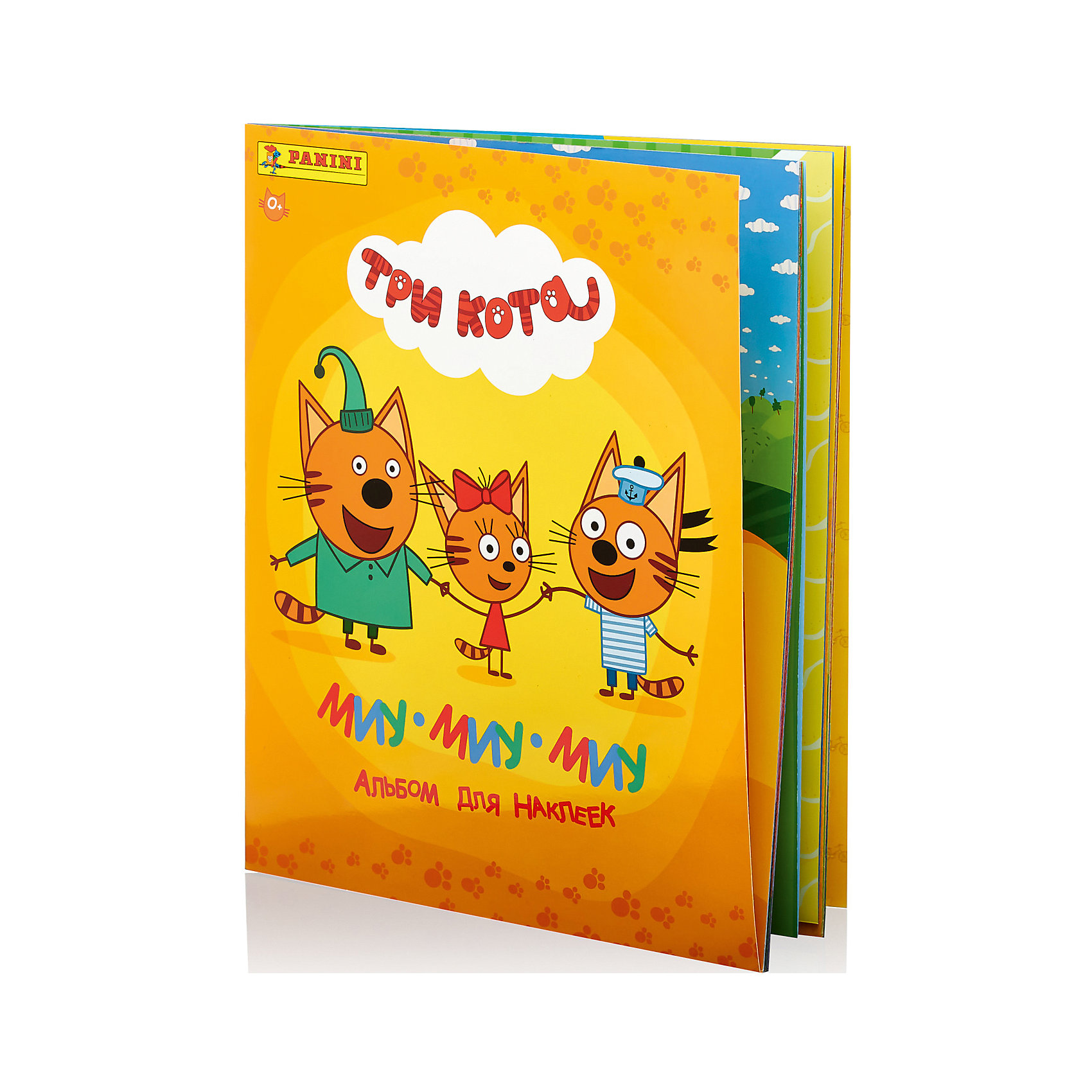 фото Альбом и бокс с наклейками Panini Три кота, 250 наклеек