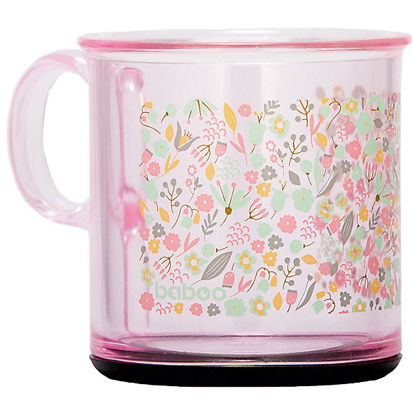 

Чашка с антискользящим дном Baboo Flora 170 мл
