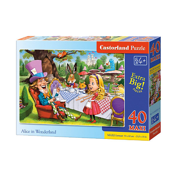 

Пазл Castorland Maxi "Алиса в стране чудес", 40 деталей