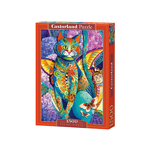 

Пазл Castorland "Кошачья фиеста", 1500 деталей