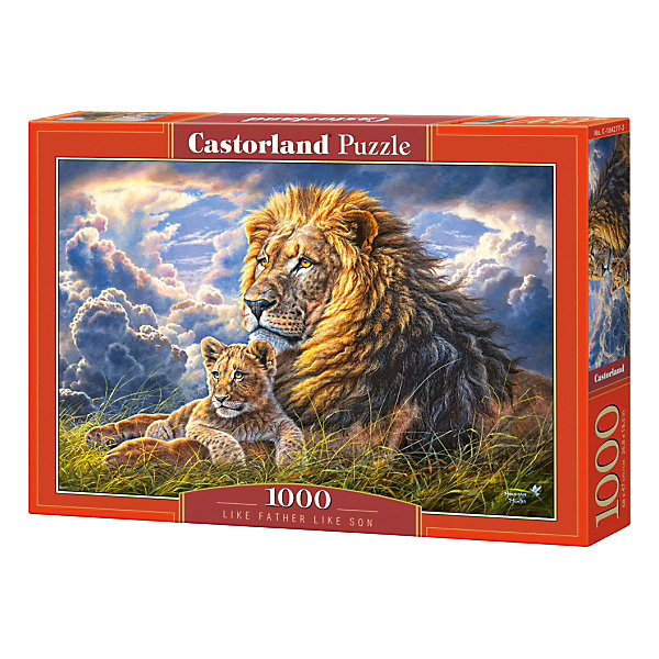 

Пазл Castorland "Львы: отец и сын", 1000 деталей