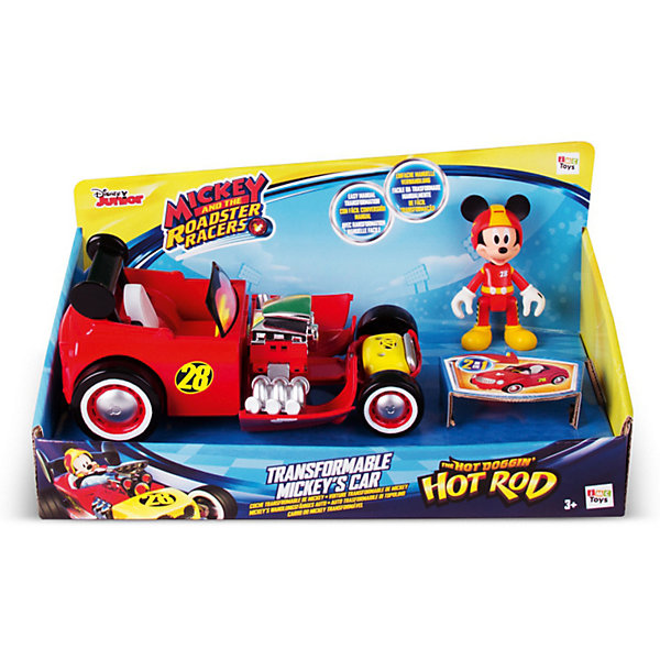 

Игровой набор IMC Toys Микки и весёлые гонки Автомобиль Микки Мауса, 2 в 1, Красный, Игровой набор IMC Toys Микки и весёлые гонки Автомобиль Микки Мауса, 2 в 1