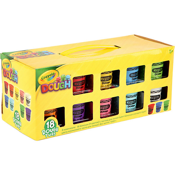 

Набор для лепки из теста Crayola "Макси, Набор для лепки из теста Crayola "Макси"