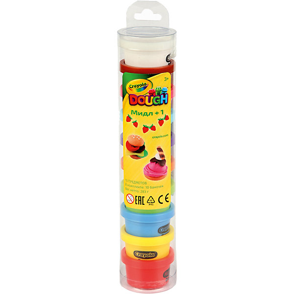 

Набор для лепки из теста Crayola "Мидл + 1, Набор для лепки из теста Crayola "Мидл + 1"