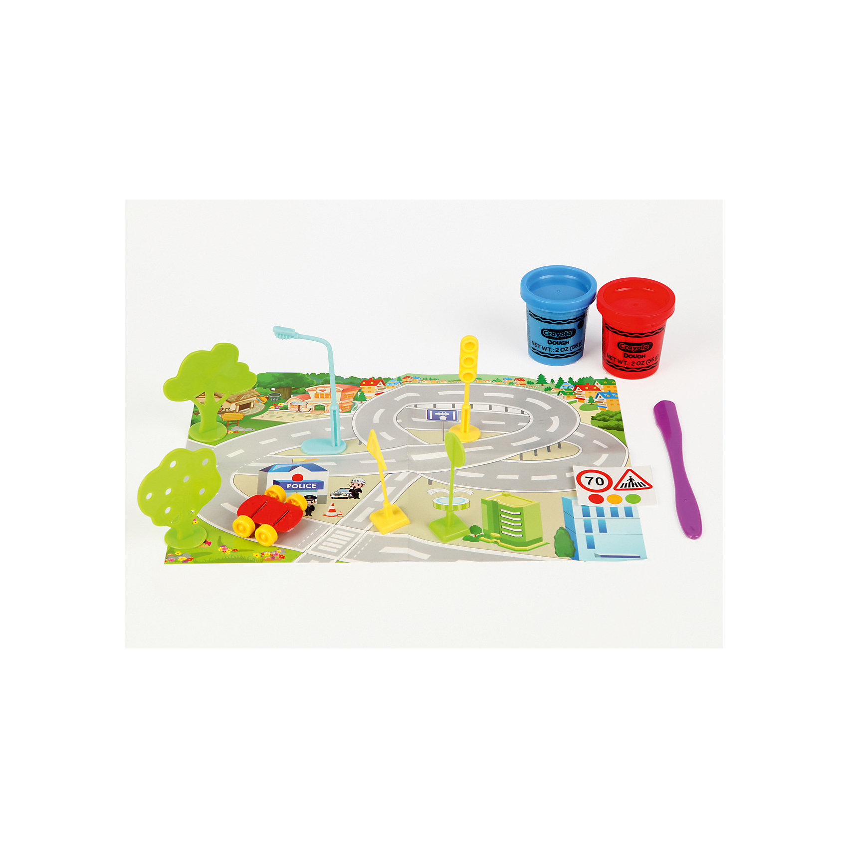 фото Набор для лепки из теста Crayola "Маленький город"