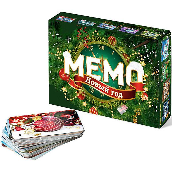 

Карточная игра Нескучные игры Мемо Новый Год