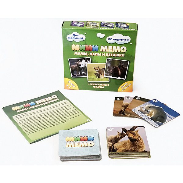 

Карточная игра Нескучные игры Ми-Ми-Мемо Дикие животные