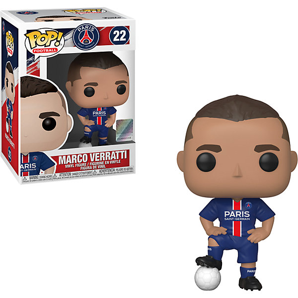 

Фигурка Funko POP! Vinyl: "Футбол" ПСЖ: Марко Вератти, 39830, Разноцветный