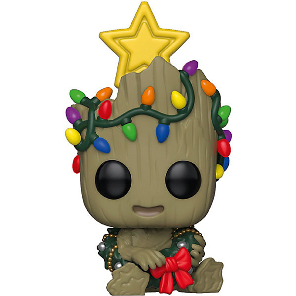

Фигурка Funko POP! Bobble: Marvel: Рождественский Грут, 43333, Разноцветный