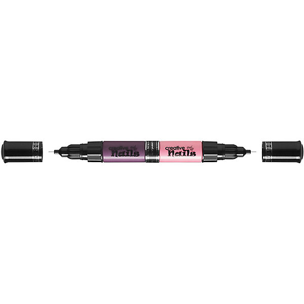 фото Лак-ручка для ногтей Creative Nails, 2 шт.: темно розовый, светло-фиолетовый