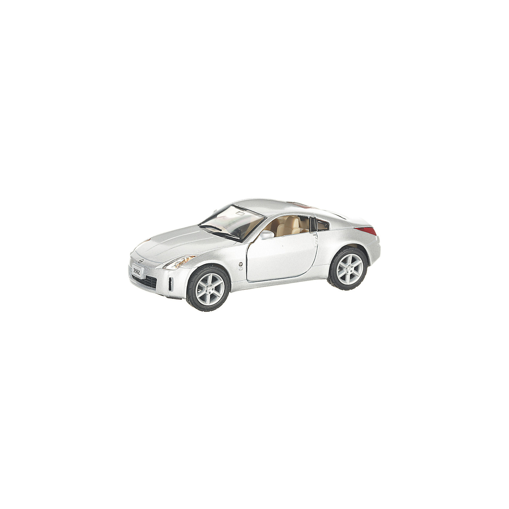 фото Коллекционная машинка serinity toys nissan 350z, серебристая