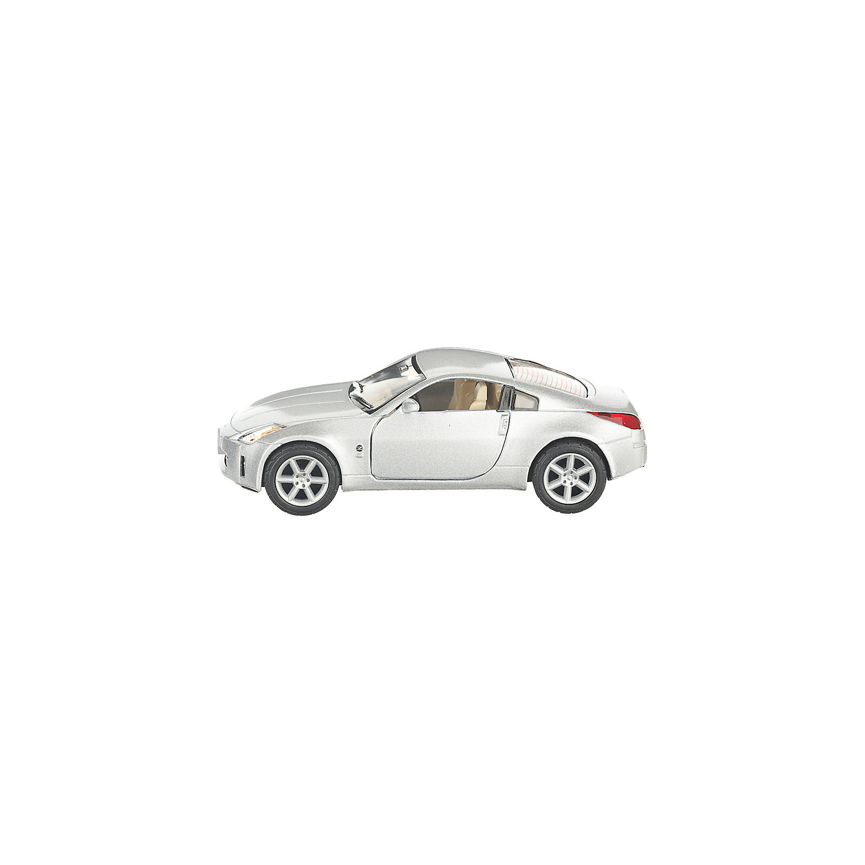 фото Коллекционная машинка serinity toys nissan 350z, серебристая