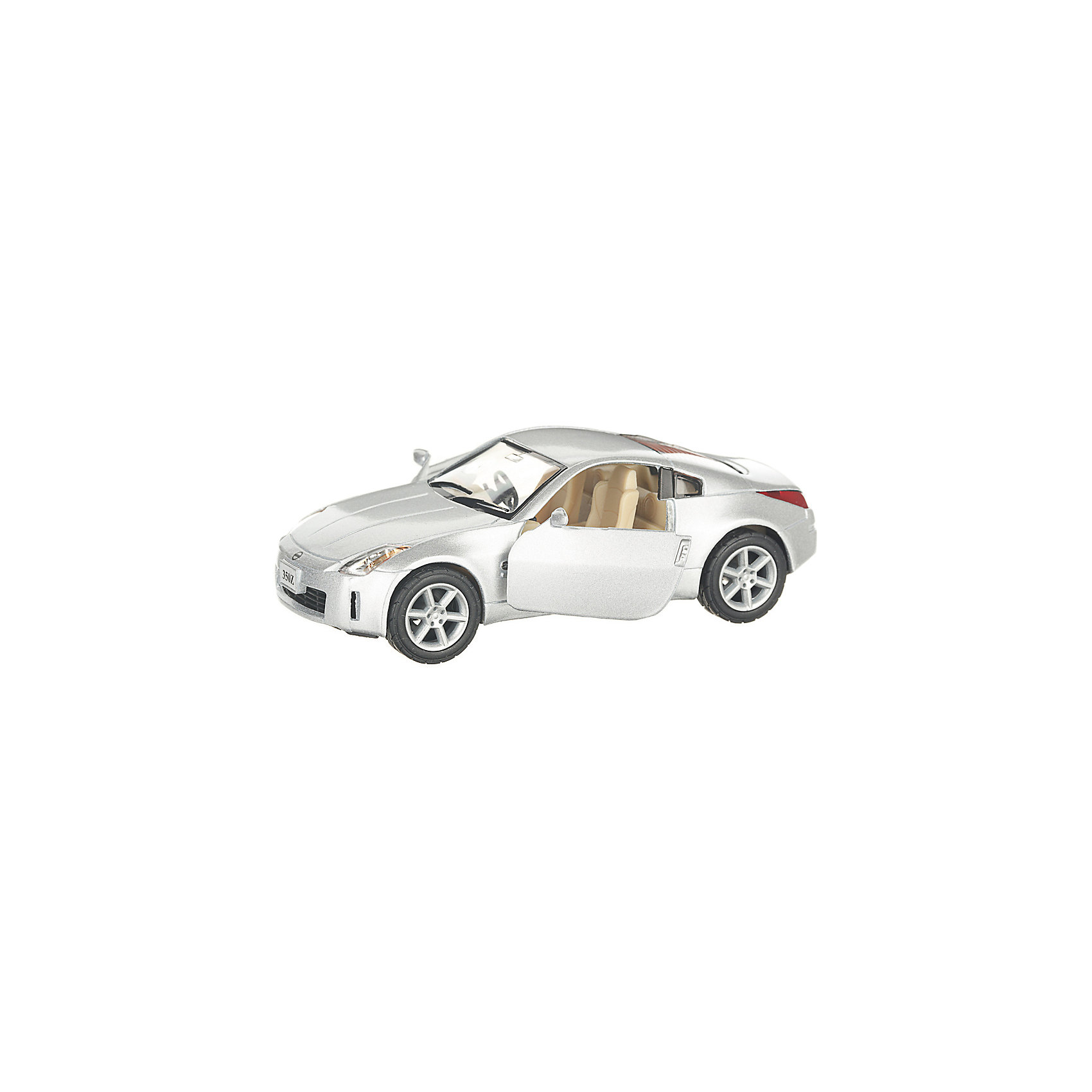 фото Коллекционная машинка serinity toys nissan 350z, серебристая