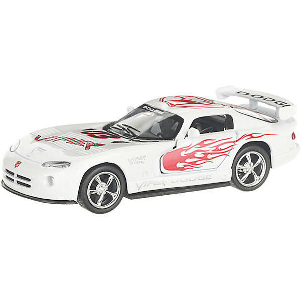 Коллекционная машинка Dodge Viper раскрашенный, белая Serinity Toys 13232999