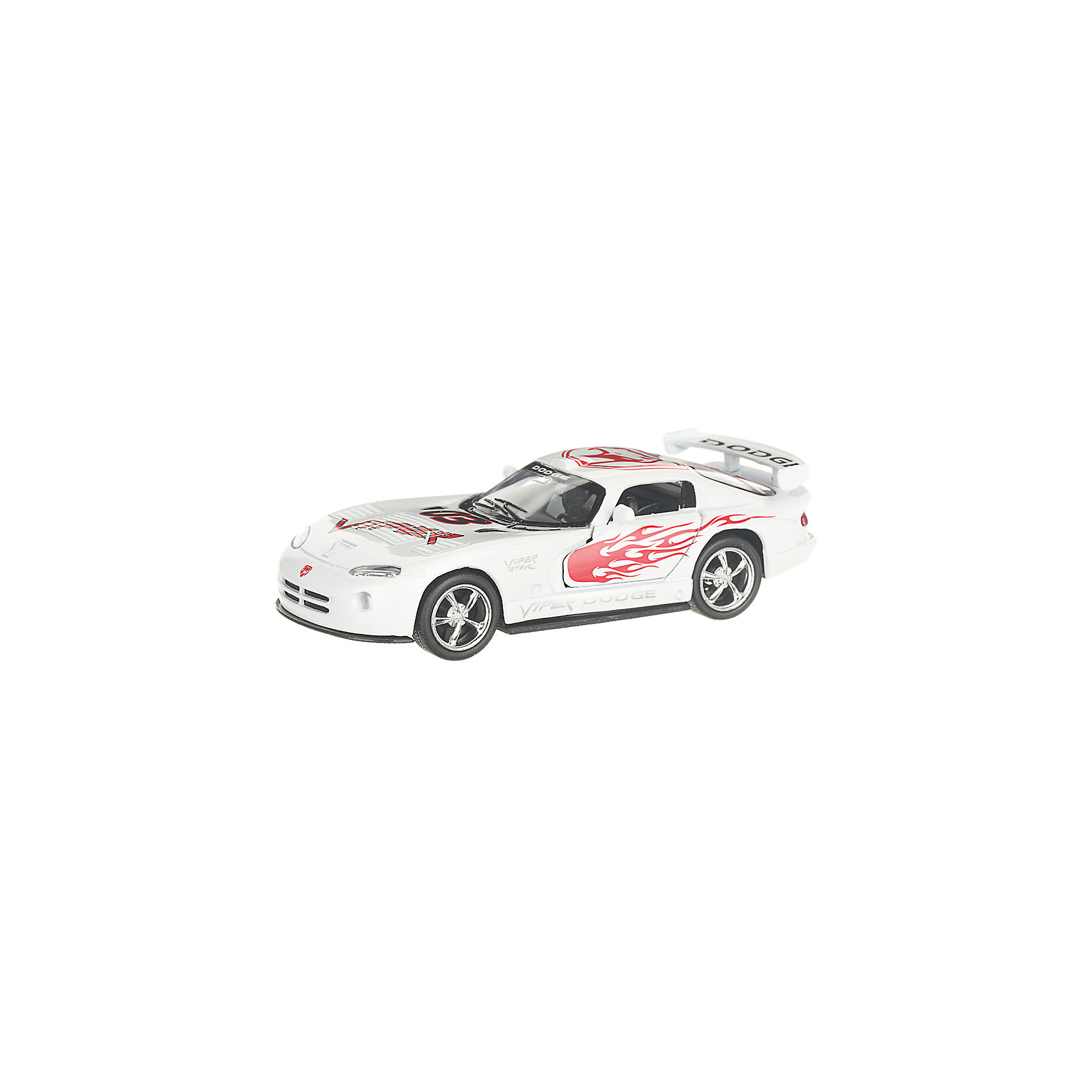 Коллекционная машинка Dodge Viper раскрашенный, белая Serinity Toys 13232999