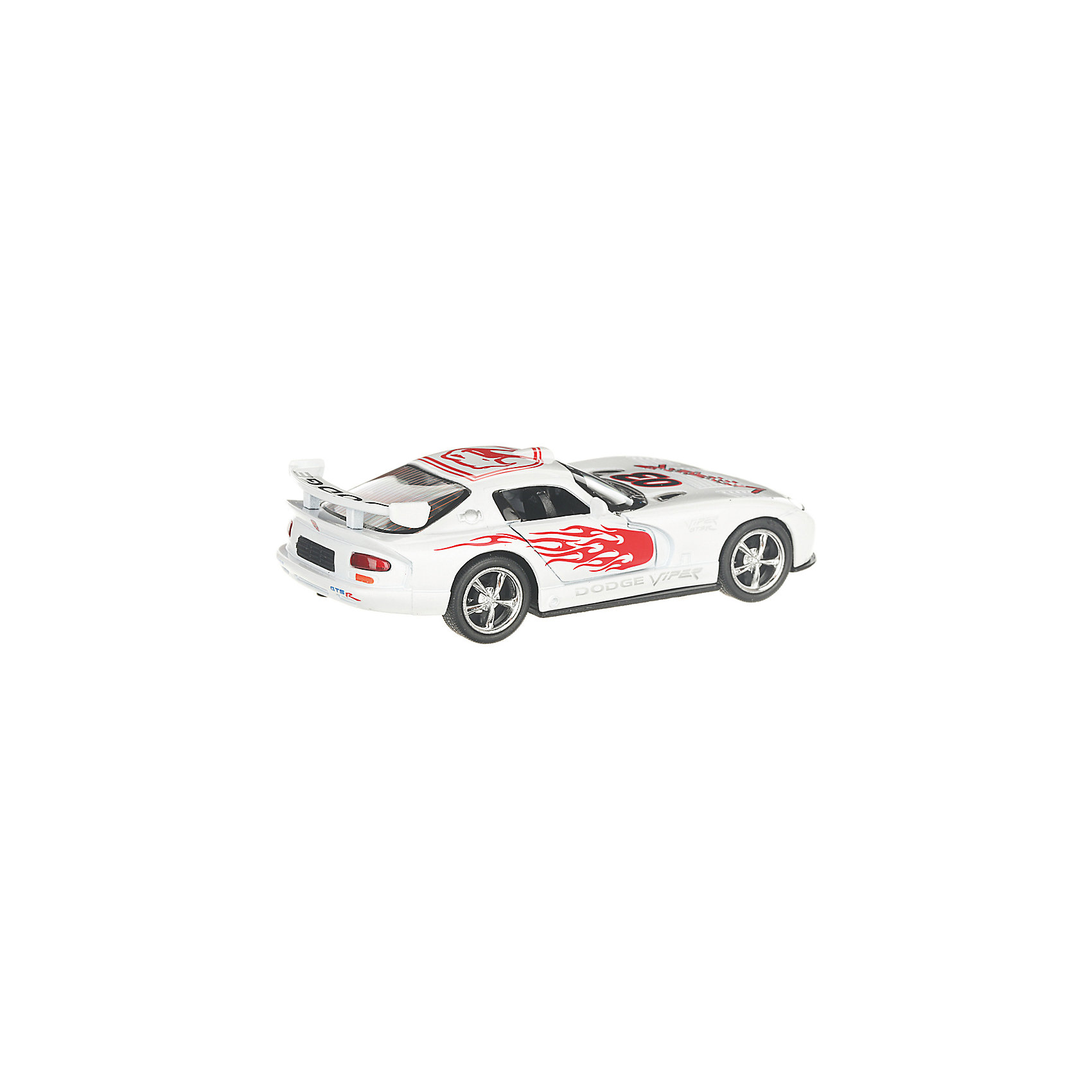 Коллекционная машинка Dodge Viper раскрашенный, белая Serinity Toys 13232999