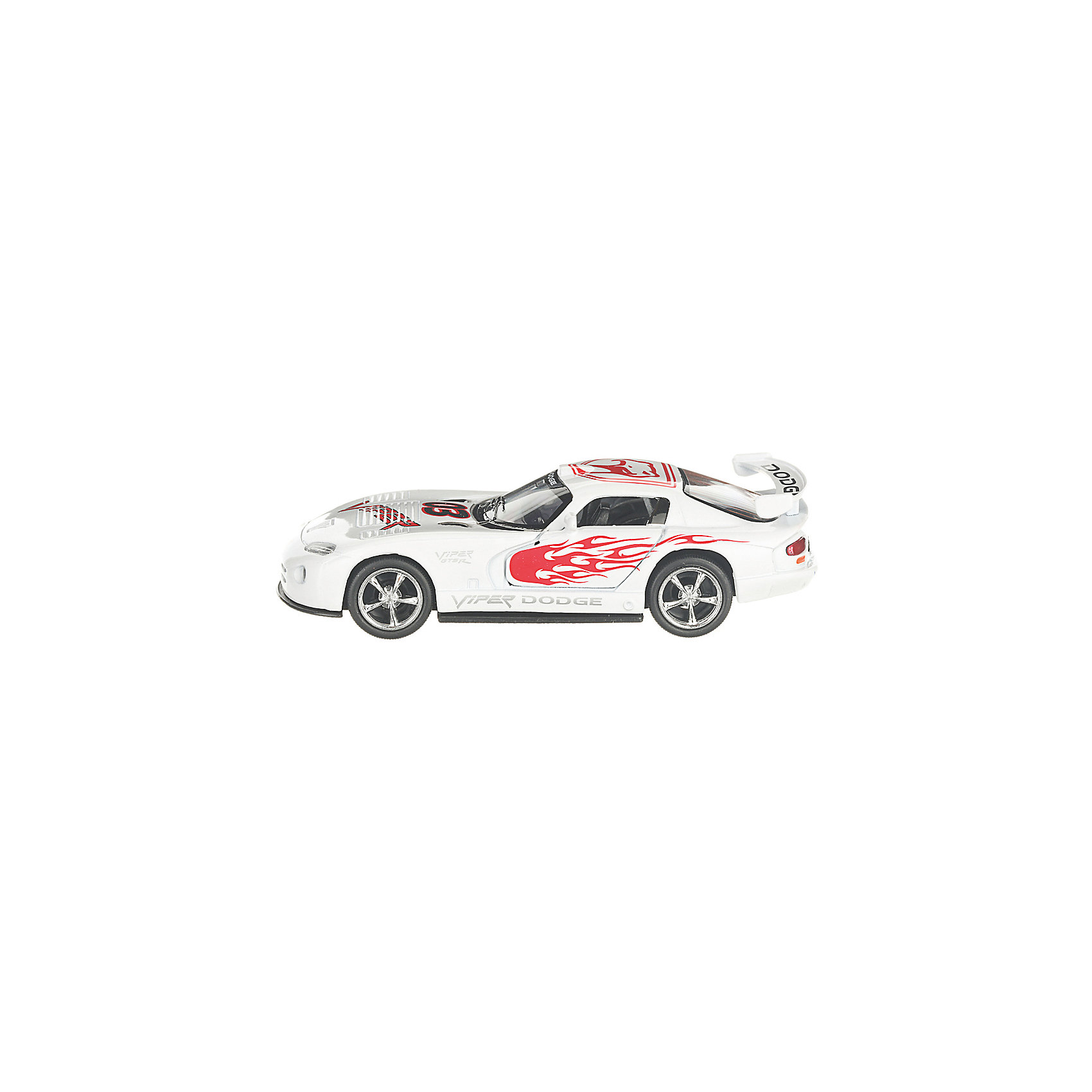 Коллекционная машинка Dodge Viper раскрашенный, белая Serinity Toys 13232999