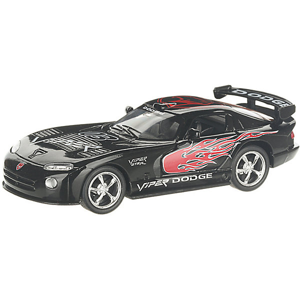 Коллекционная машинка Dodge Viper раскрашенный, чёрная Serinity Toys 13233001