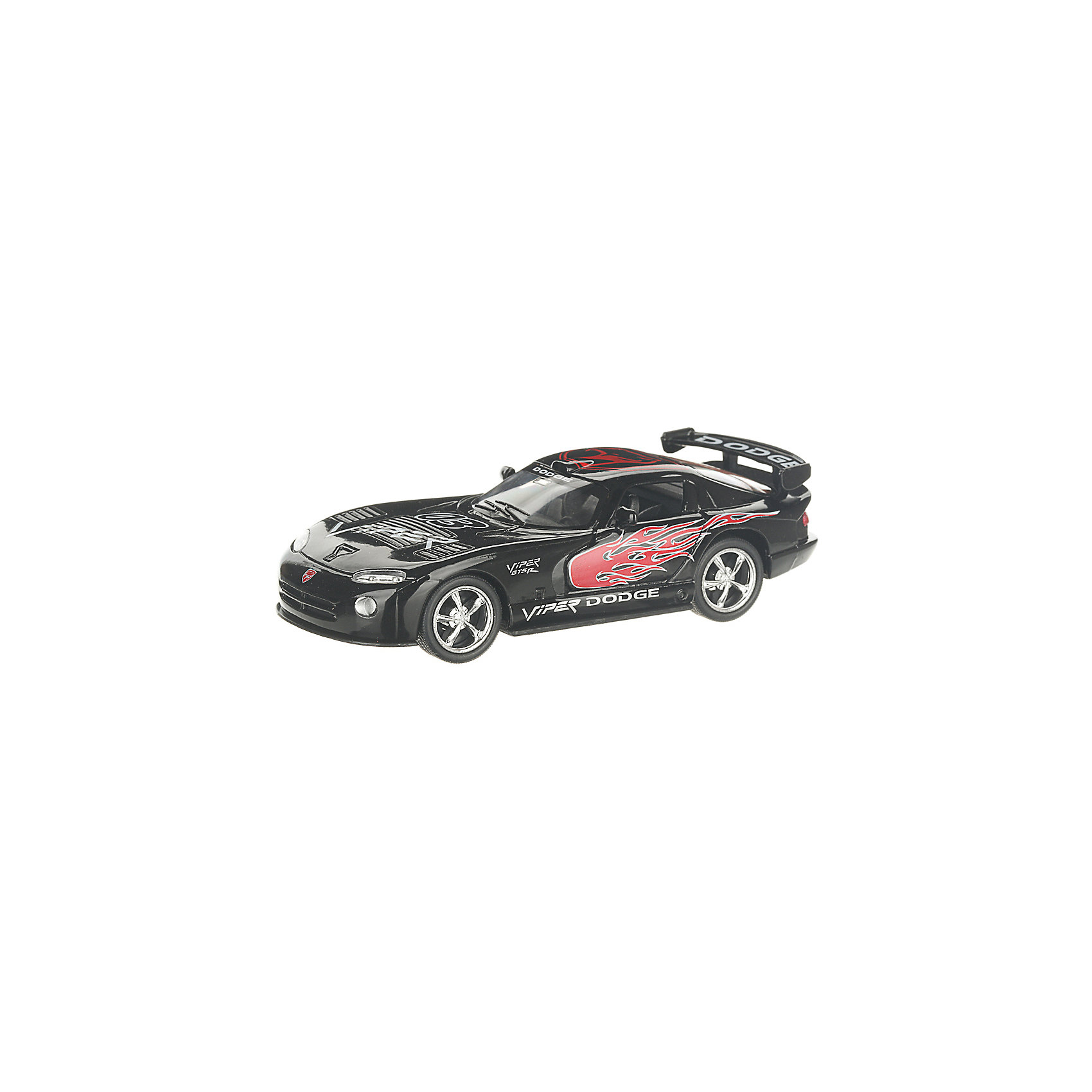 Коллекционная машинка Dodge Viper раскрашенный, чёрная Serinity Toys 13233001