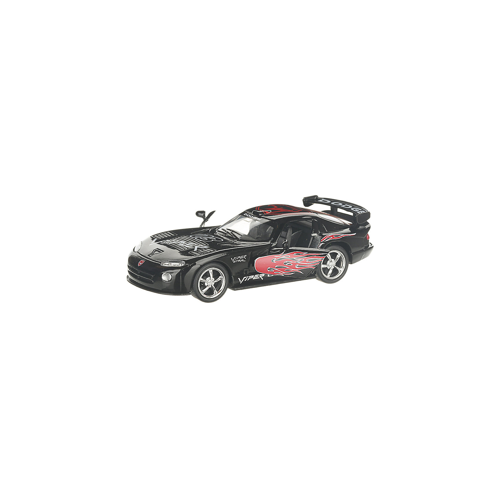 Коллекционная машинка Dodge Viper раскрашенный, чёрная Serinity Toys 13233001
