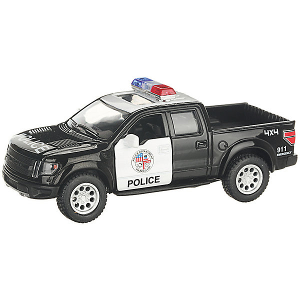 

Коллекционная машинка Serinity Toys 2013 Ford F-150 SVT Raptor Полиция, чёрно-белая