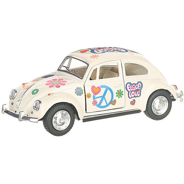 Коллекционная машинка 1967 Volkswagen Classical Beetle, белая Serinity Toys 13233038