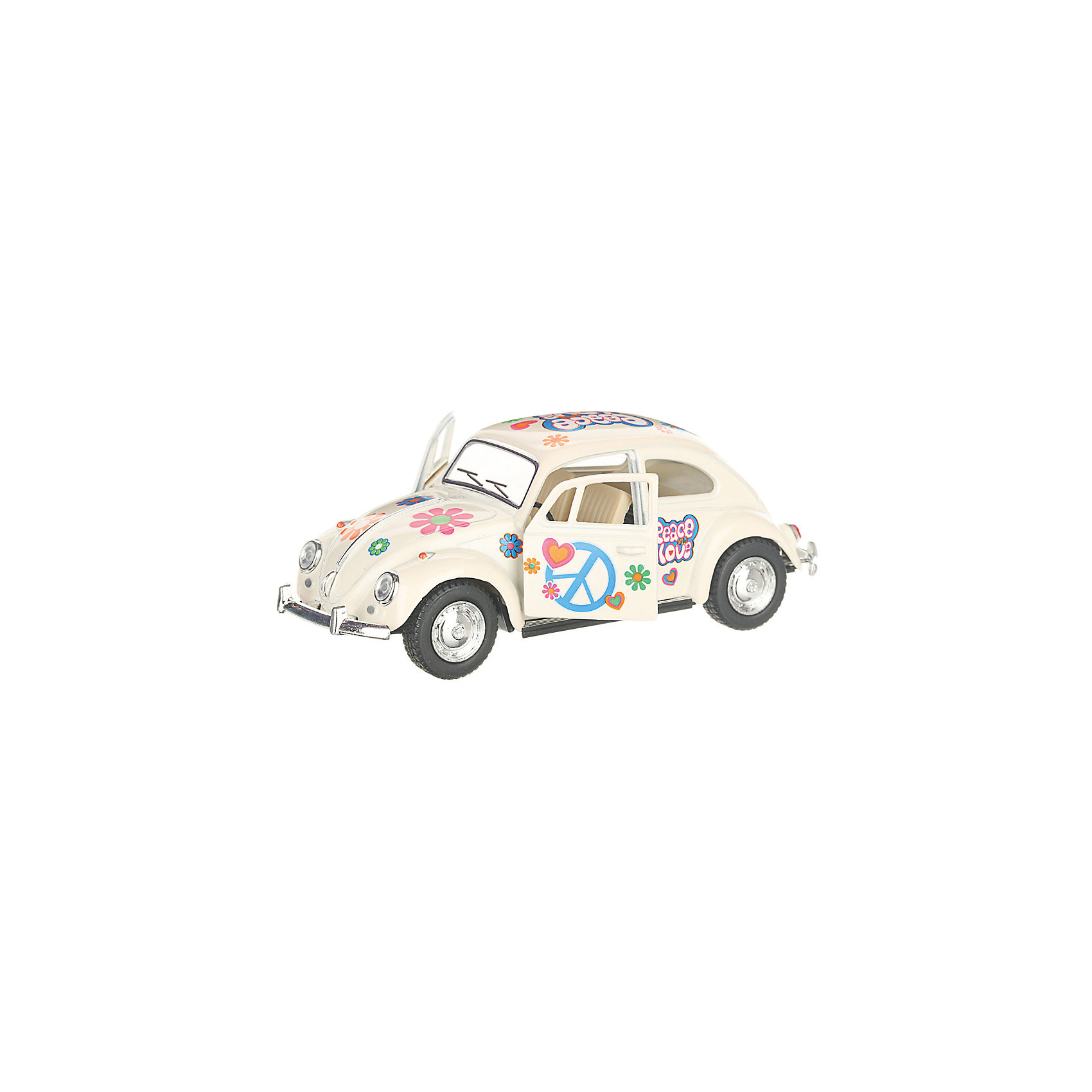Коллекционная машинка 1967 Volkswagen Classical Beetle, белая Serinity Toys 13233038