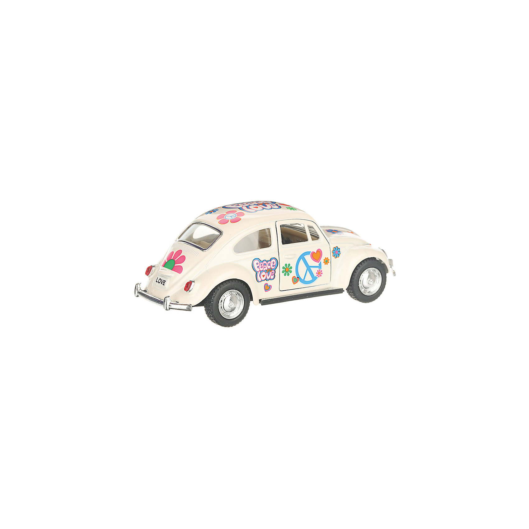 фото Коллекционная машинка Serinity Toys 1967 Volkswagen Classical Beetle, белая