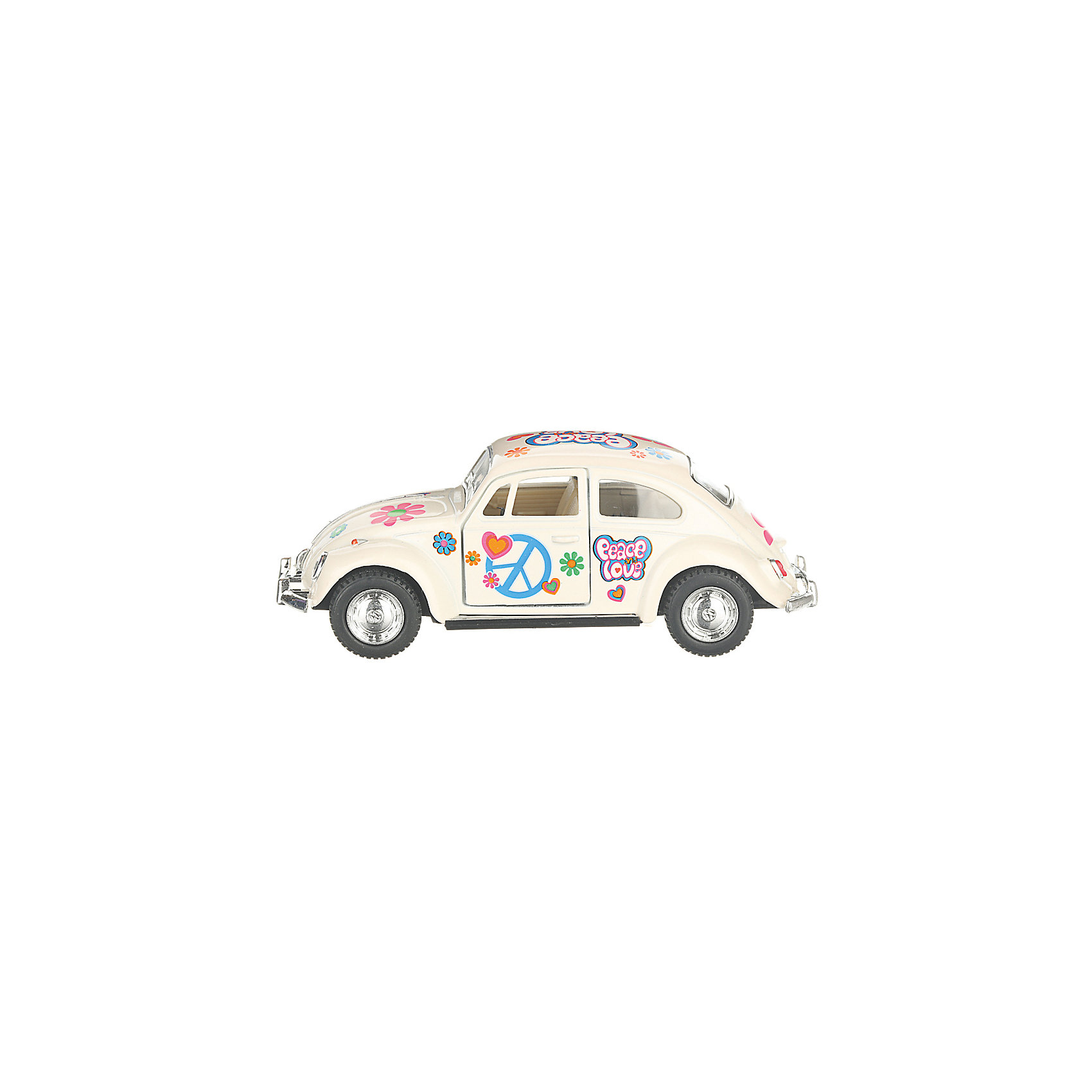 Коллекционная машинка 1967 Volkswagen Classical Beetle, белая Serinity Toys 13233038