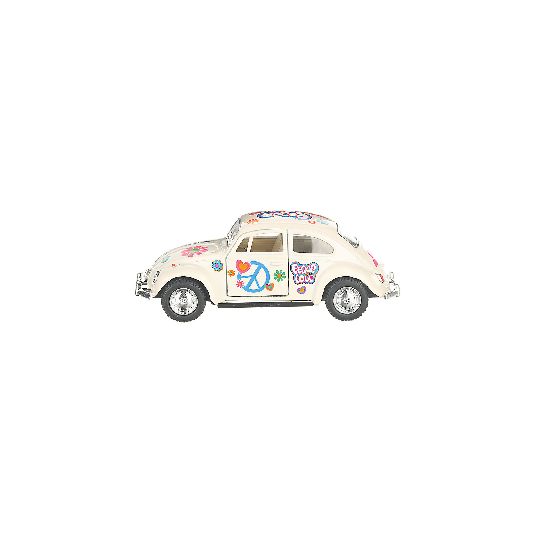 фото Коллекционная машинка Serinity Toys 1967 Volkswagen Classical Beetle, белая