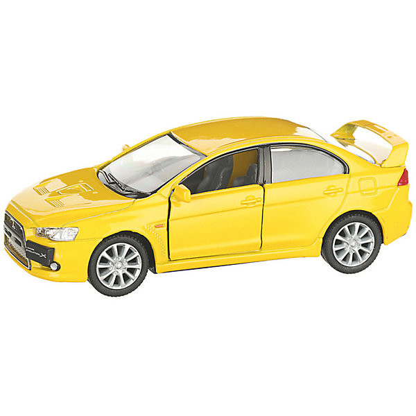 фото Коллекционная машинка serinity toys mitsubishi lancer evolution, жёлтая