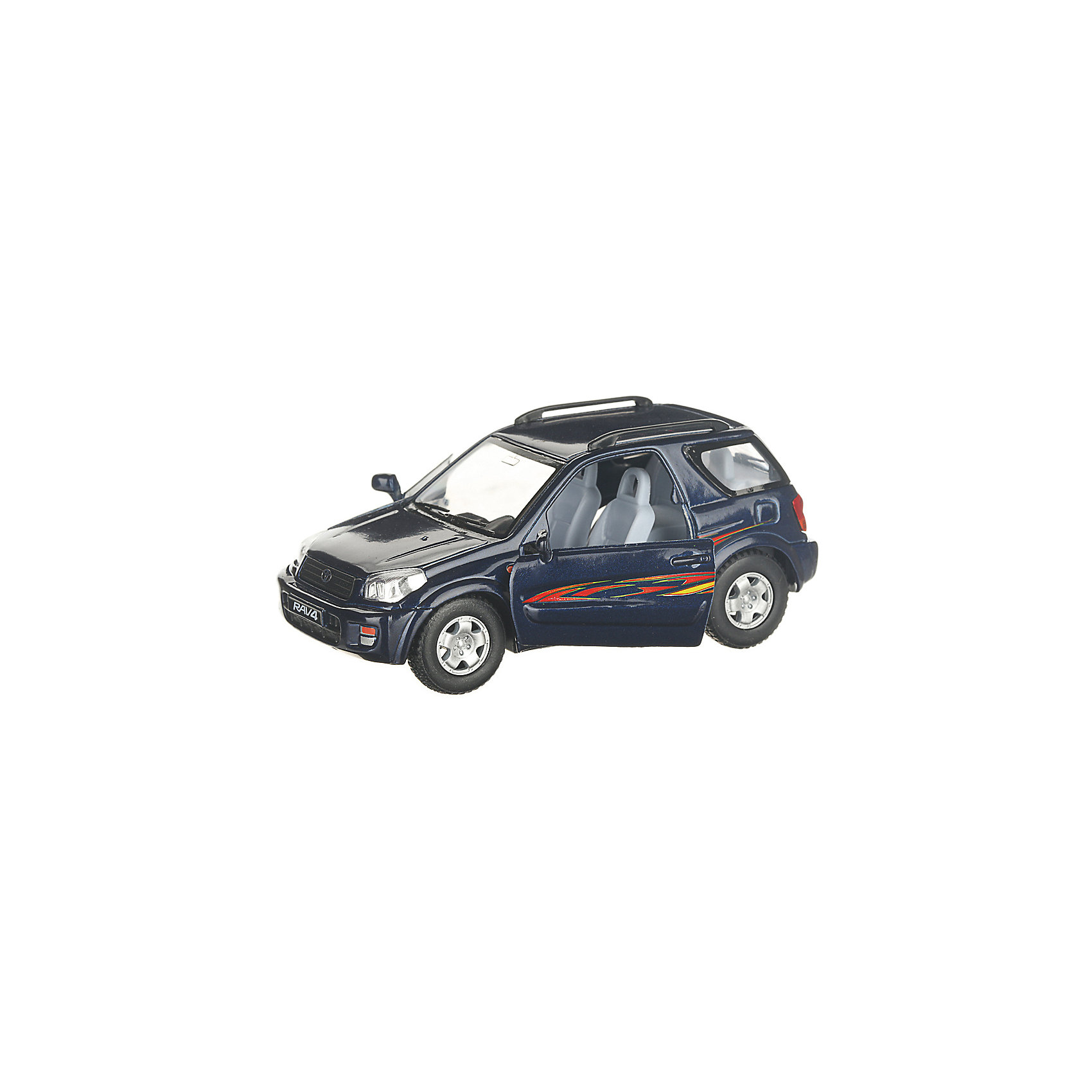 фото Коллекционная машинка serinity toys toyota rav4, синяя