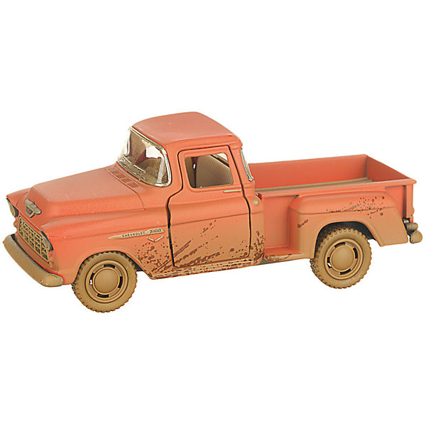 

Коллекционная машинка Serinity Toys Сhevy Stepside Пикап грязный, оранжевая