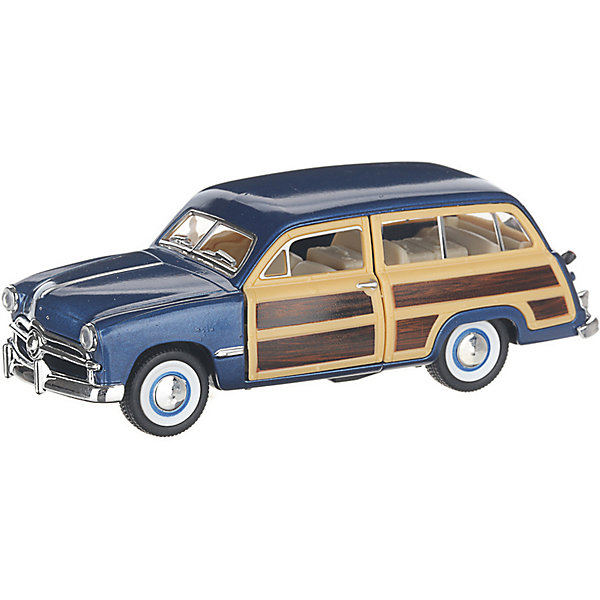 

Коллекционная машинка Serinity Toys 1949 Ford Woody Wagon, синяя