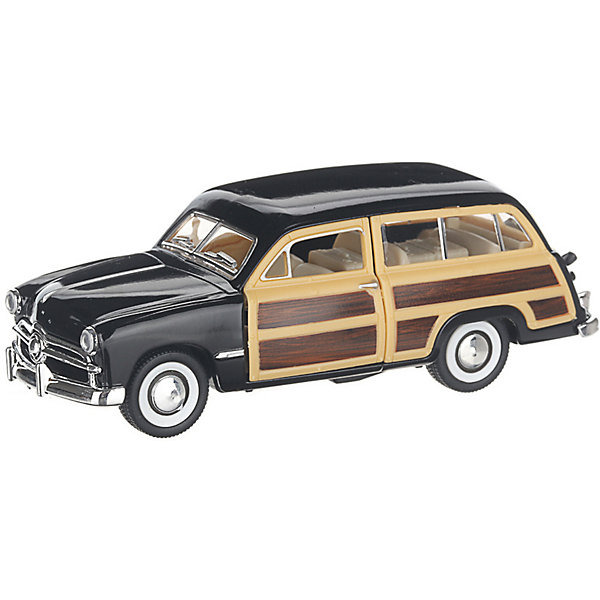 фото Коллекционная машинка serinity toys 1949 ford woody wagon, чёрная