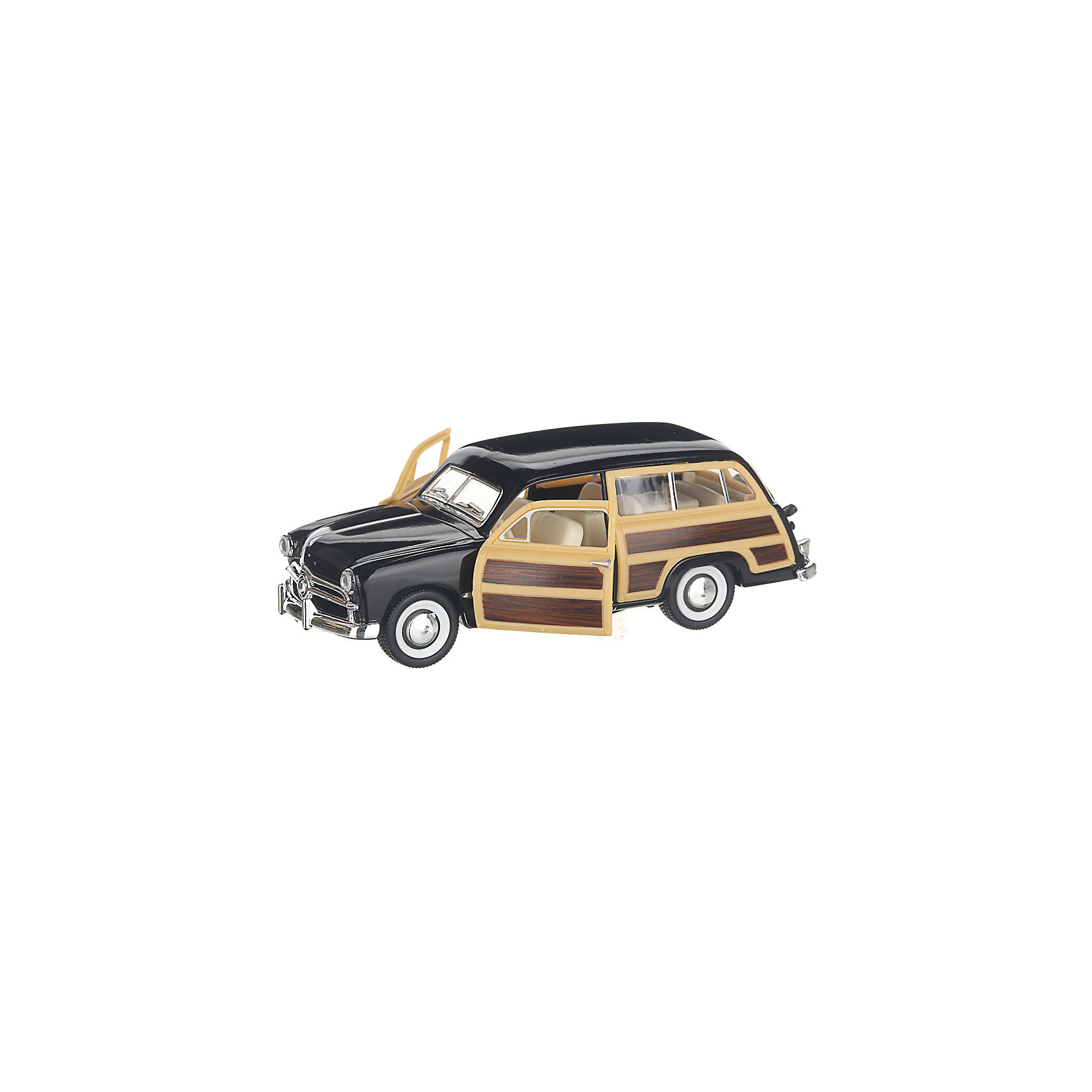 фото Коллекционная машинка serinity toys 1949 ford woody wagon, чёрная