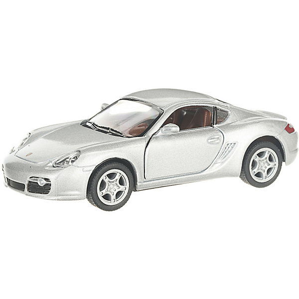 фото Коллекционная машинка serinity toys porsche cayman, серебристая