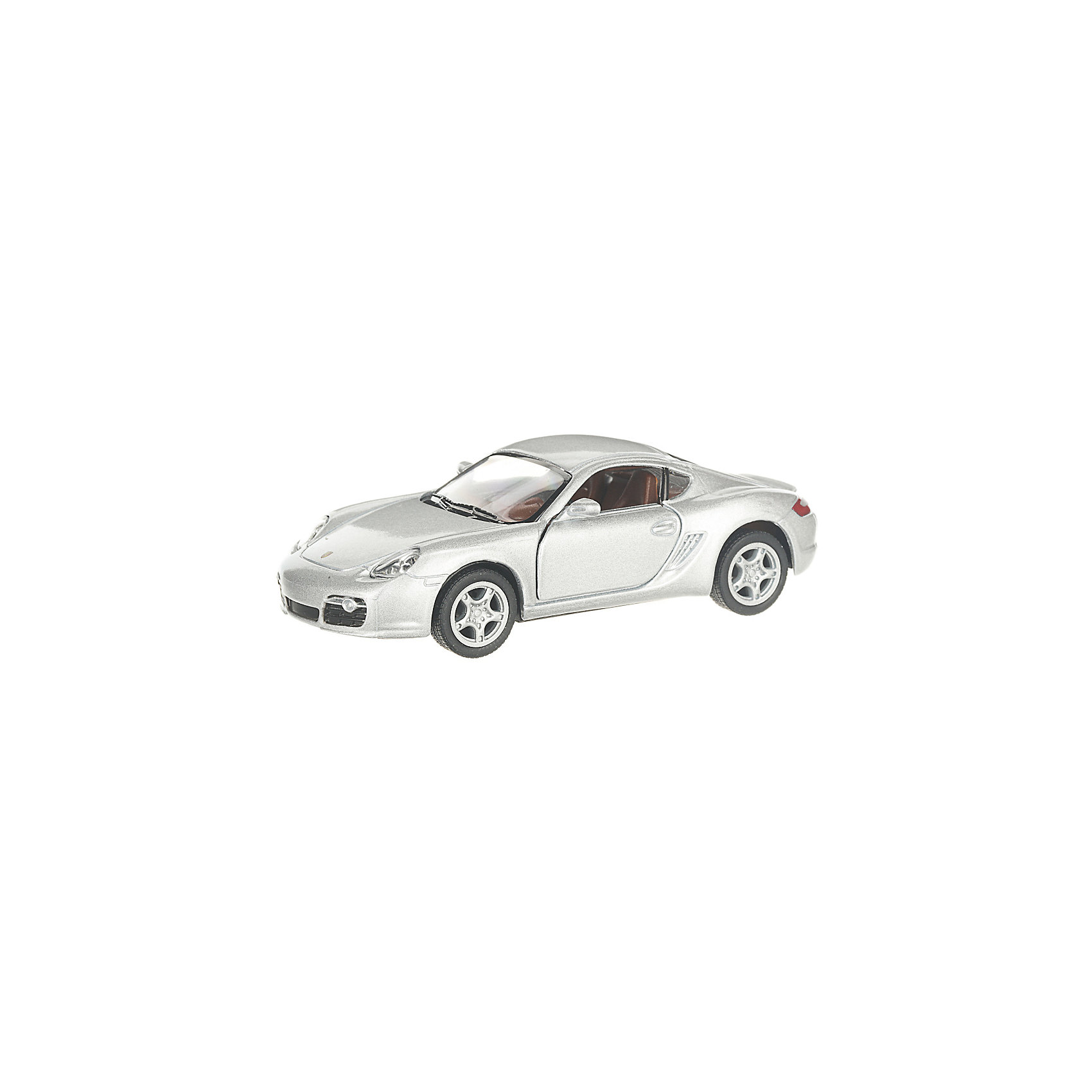 фото Коллекционная машинка serinity toys porsche cayman, серебристая