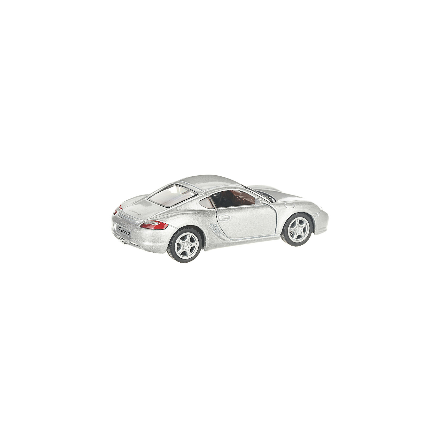 фото Коллекционная машинка serinity toys porsche cayman, серебристая